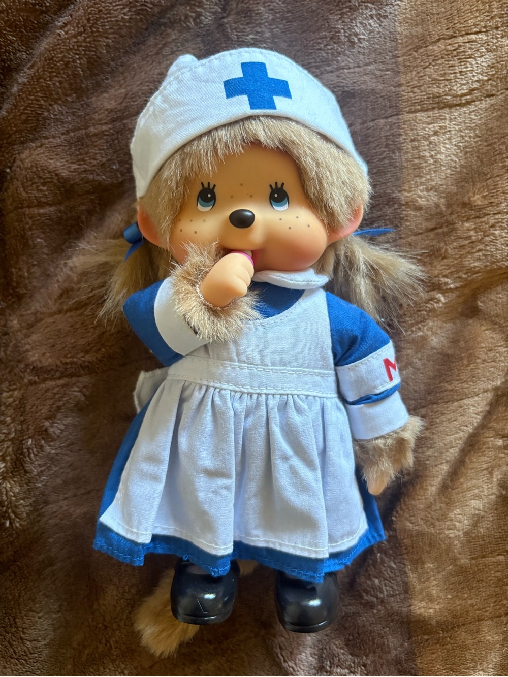 blonde nurse monchhichi rare - Picture 2 of 5